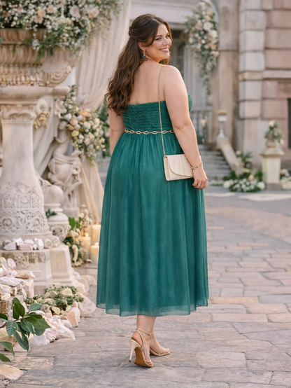 Pina Strapless Plus Size Dress