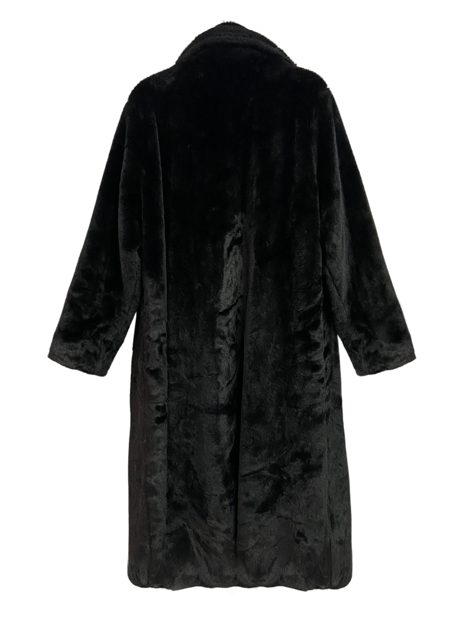 Carlita Plus Size Faux Fur Long Coat