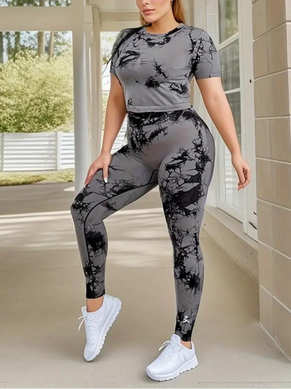 Cosmos Plus Size Butt Lift Leggings by Run Free by Vee