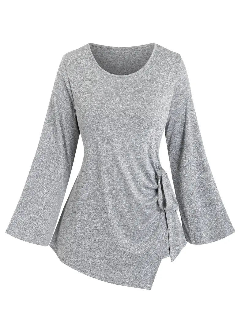 Madison Plus Size Asymmetrical Top