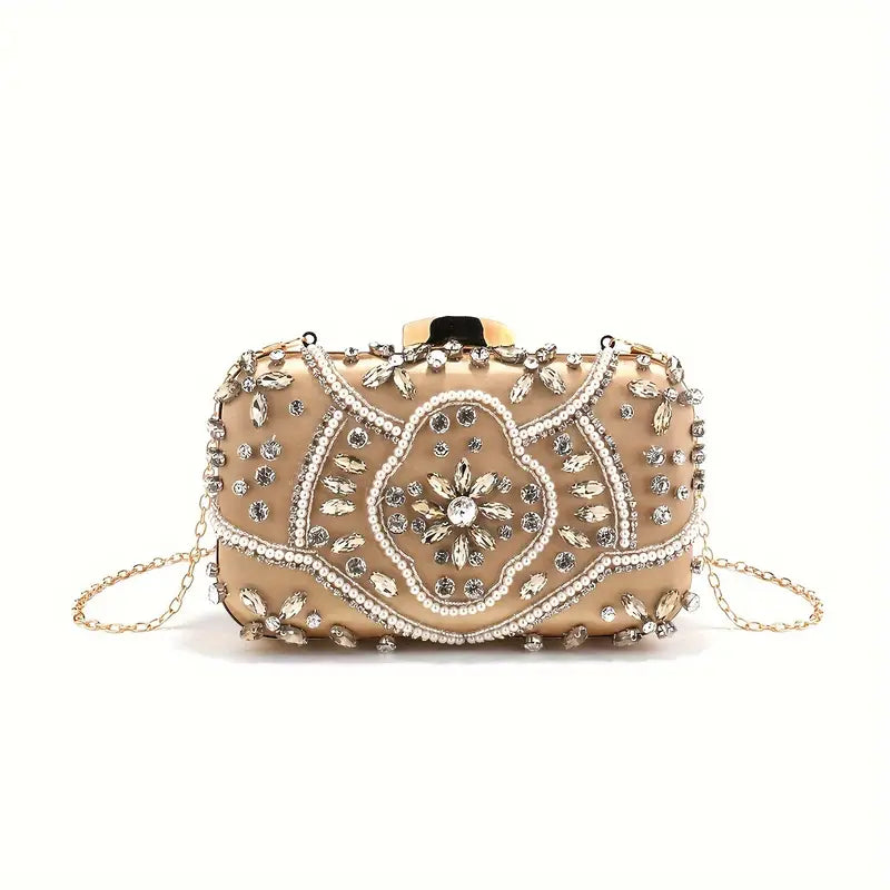 Vintage Satin Evening Clutch