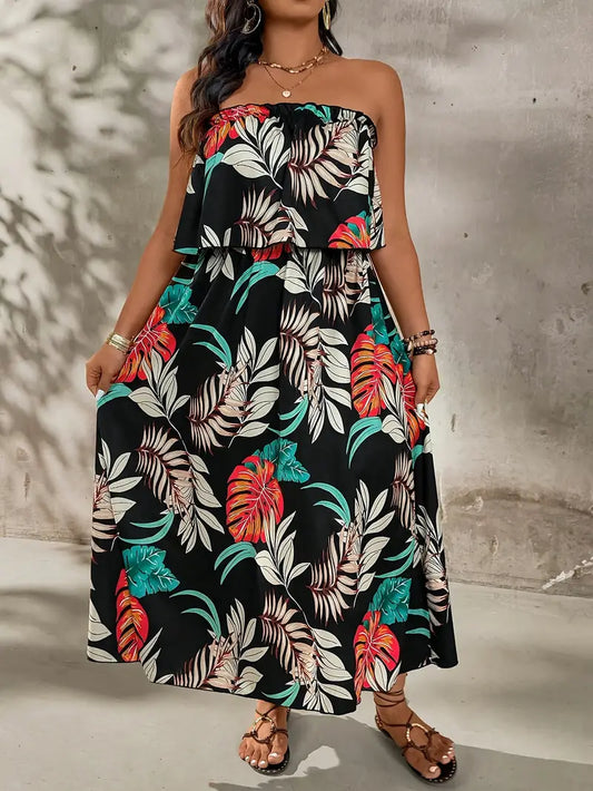 Doreen Strapless Plus Size Dress