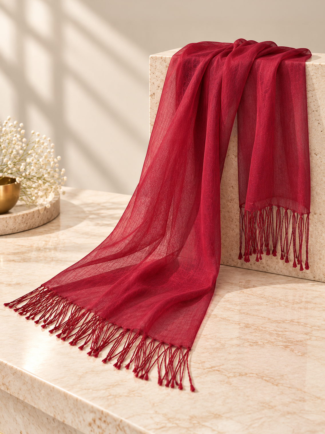 Basic Scarf with Tassles