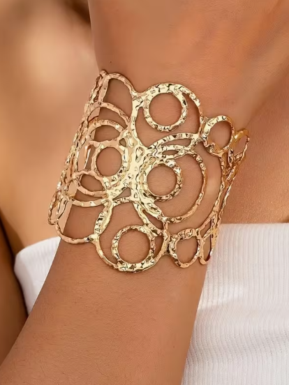 Enchanted Cuff Bracelet, bracelet, front view