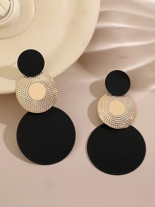 Stylish Circle Statement Earrings