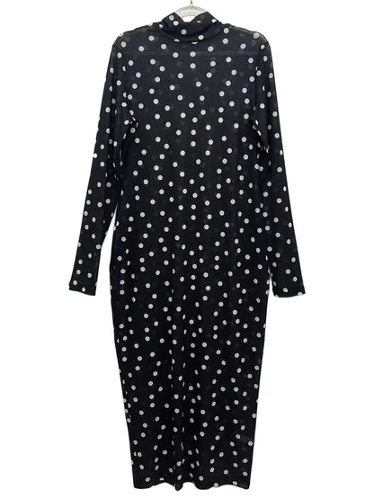 Fiona Polka Dot Plus Size Dress