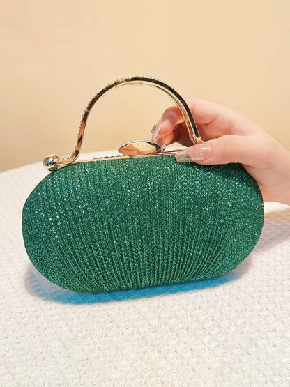 Elegant Evening Clutch with Rhinestone Details