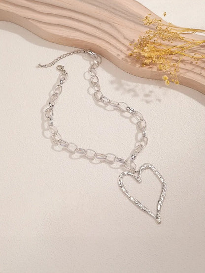 Hallow Heart Necklace