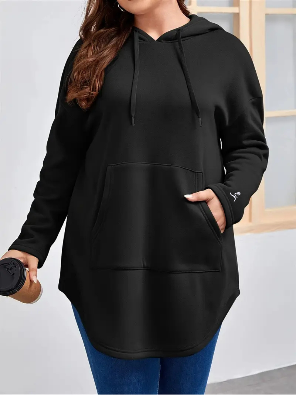 Jacklyn Be.You.Tiful Plus Size Hoodie by Run Free by Vee