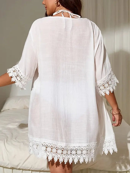 Ingrid Plus Size Boho Cover Up