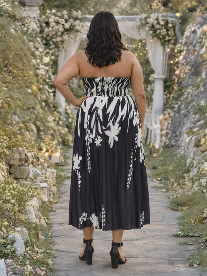 Leah Strapless Plus Size Dress