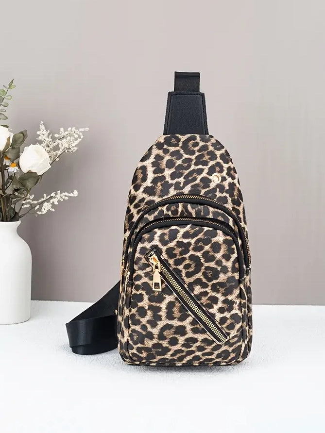 Crossbody Bag in Leopard