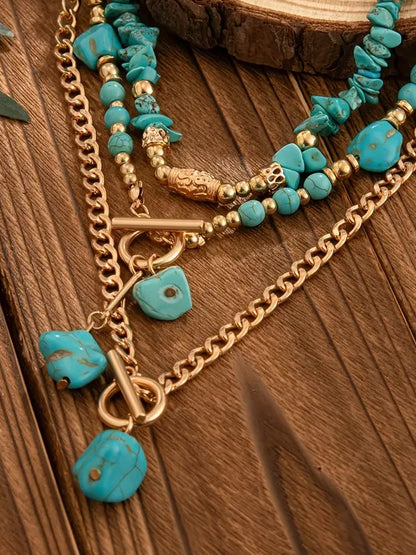 Multi Layered Beaded Necklace