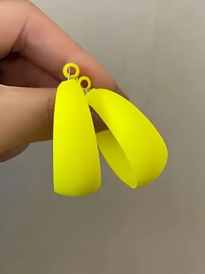 Bold Statement Yellow Hoops