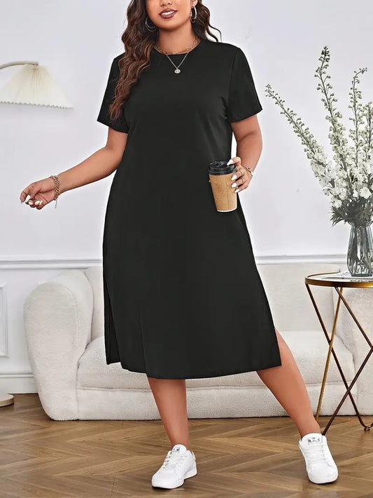Niva Plus Size T-shirt Dress