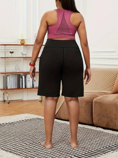 Pansy Bermuda Plus Size Shorts by Run Free by Vee