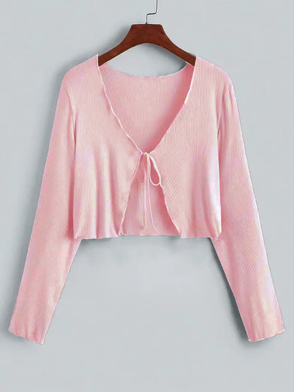 Katherine Plus Size Knit Cardi Peachy Pink