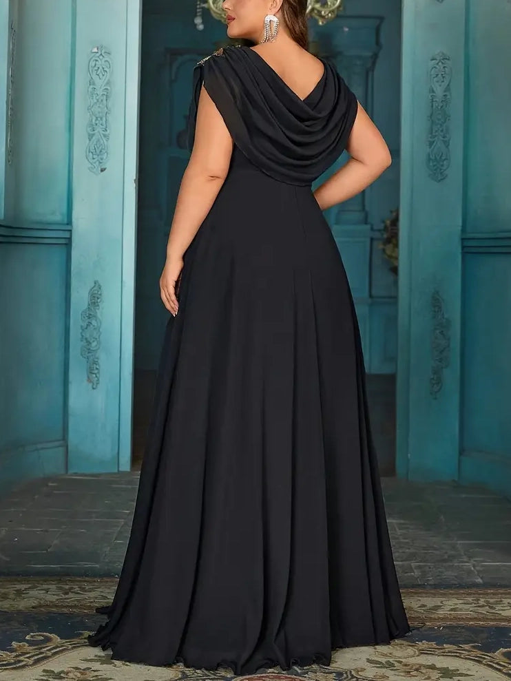 Ronnie Plus Size Evening Gown