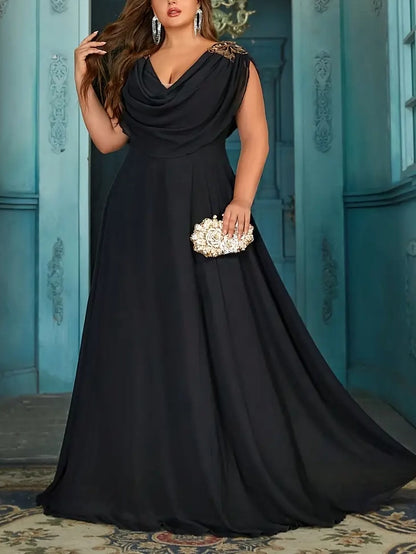 Ronnie Plus Size Evening Gown