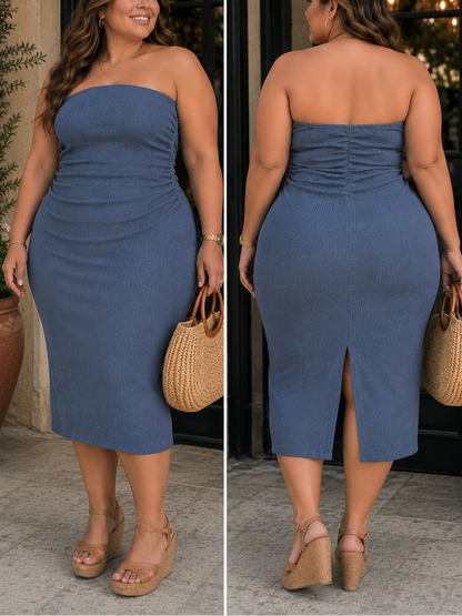 Ronnie Strapless Plus Size Dress