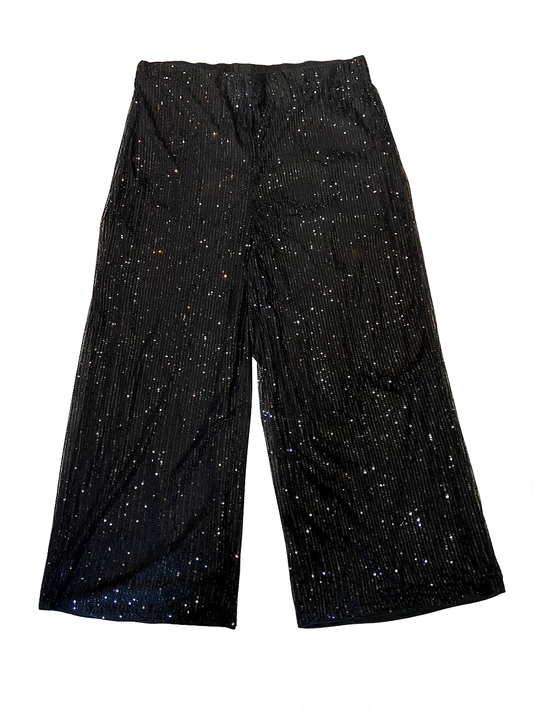 Rory Plus Size Wide Leg Sequin Dress Pant