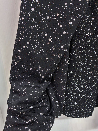 Sable V-Neck Sparkling Plus Size Top