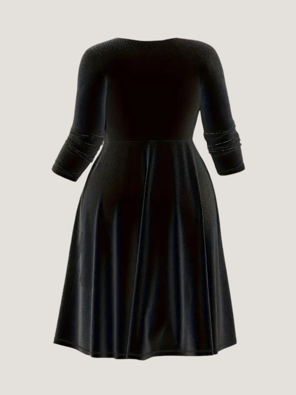 Elsie Plus Size Velvet Party Dress