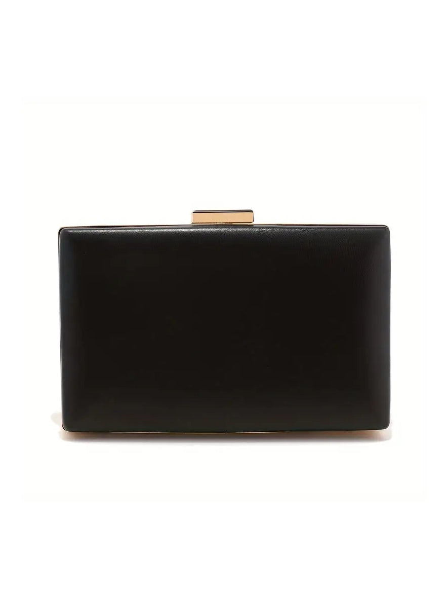 Elegant Floral Appliqué Clutch