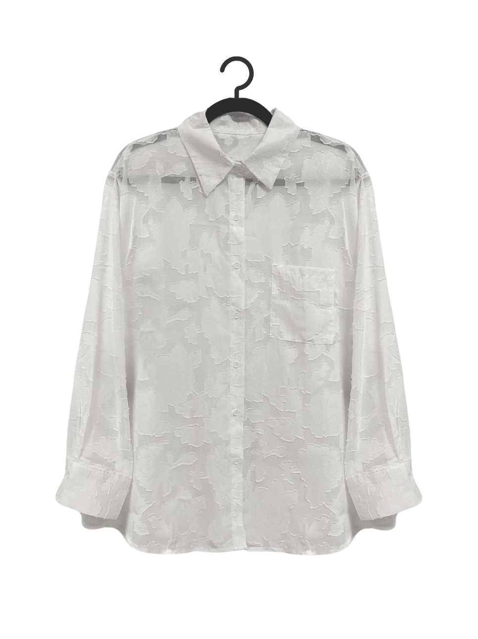 Cassandra Plus Size Textured Shirt