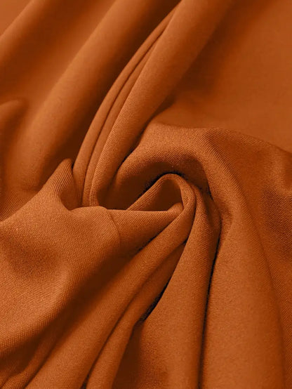 Tamara Wide Leg Pull On Plus Size Pants in Sienna