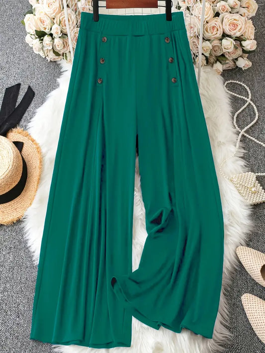 Tamara Wide Leg Pull On Plus Size Pants