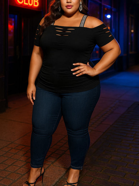 Wren Off Shoulder Plus Size Top