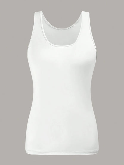 Zia Plus Size Tank Top by Run Free by Vee, plus size tank top, front view
