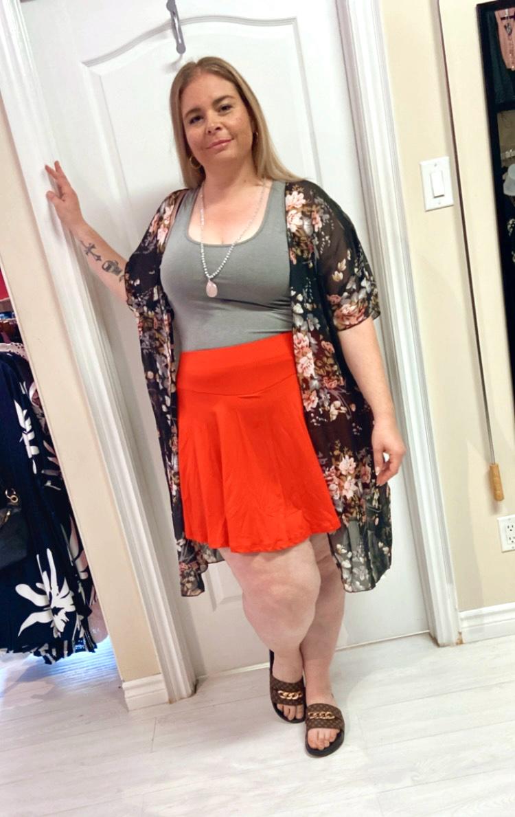 Zia Plus Size Tank Top by Run Free by Vee, plus size tank top, alternate view