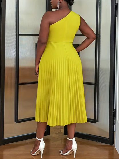 Zuri Plus Size Cocktail Dress in Wasabi