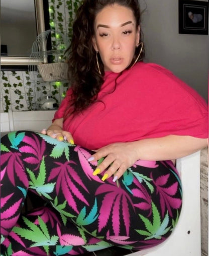 Maryjane Microfiber Plus Size Legging, plus size leggings, product view